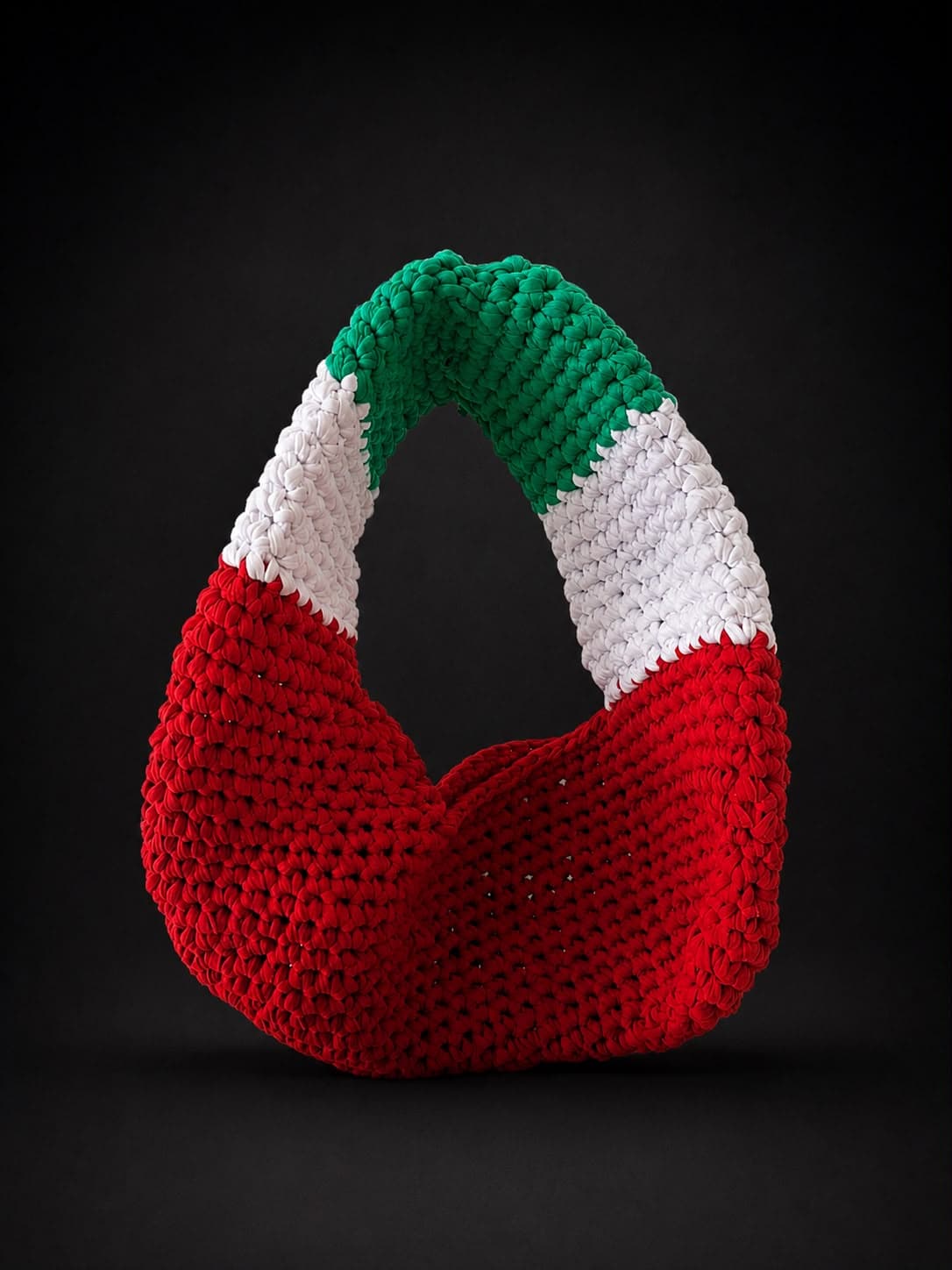 Handgemachte Crochet Bag als Hero-Beispielstück